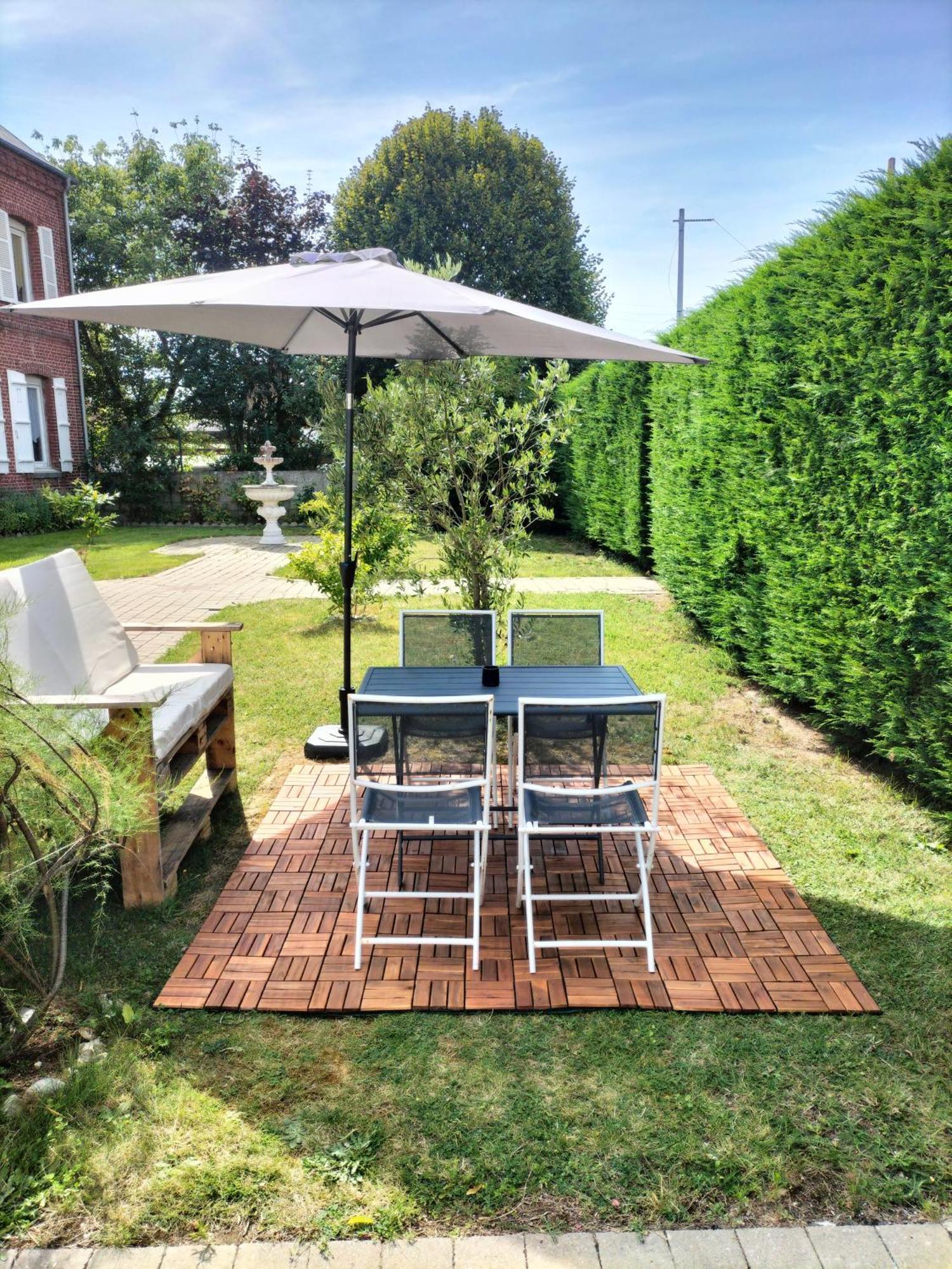 Studio Privatif Avec Jardin 4 Personnes Berck Eksteriør billede